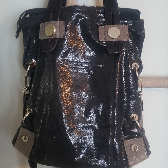 B. Makowsky black metallic suede purse - Picture 8 of 8